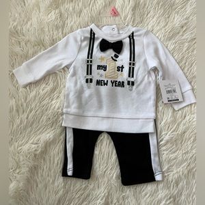 My First New Year Baby Outfit 0-3 months NWT